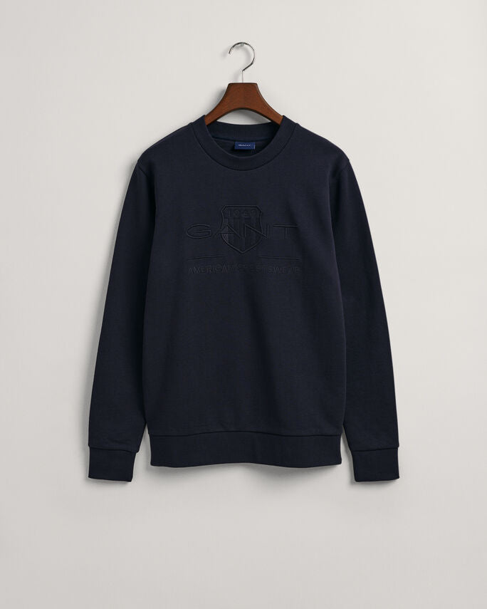 Sweatshirt com decote redondo Tonal Archive Shield