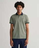 Polo em piqué Oxford em 4 cores