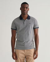 Polo em piqué Oxford em 4 cores