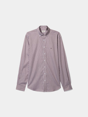 Camisa de riscas regular fit