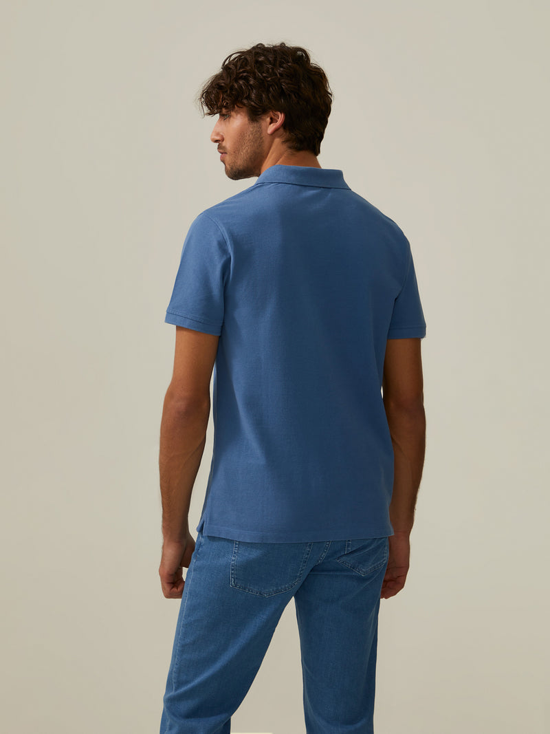 Polo piqué regular fit de algodão