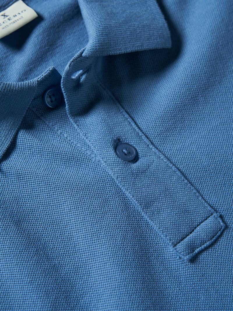 Polo piqué regular fit de algodão