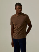 Polo piqué regular fit de algodão