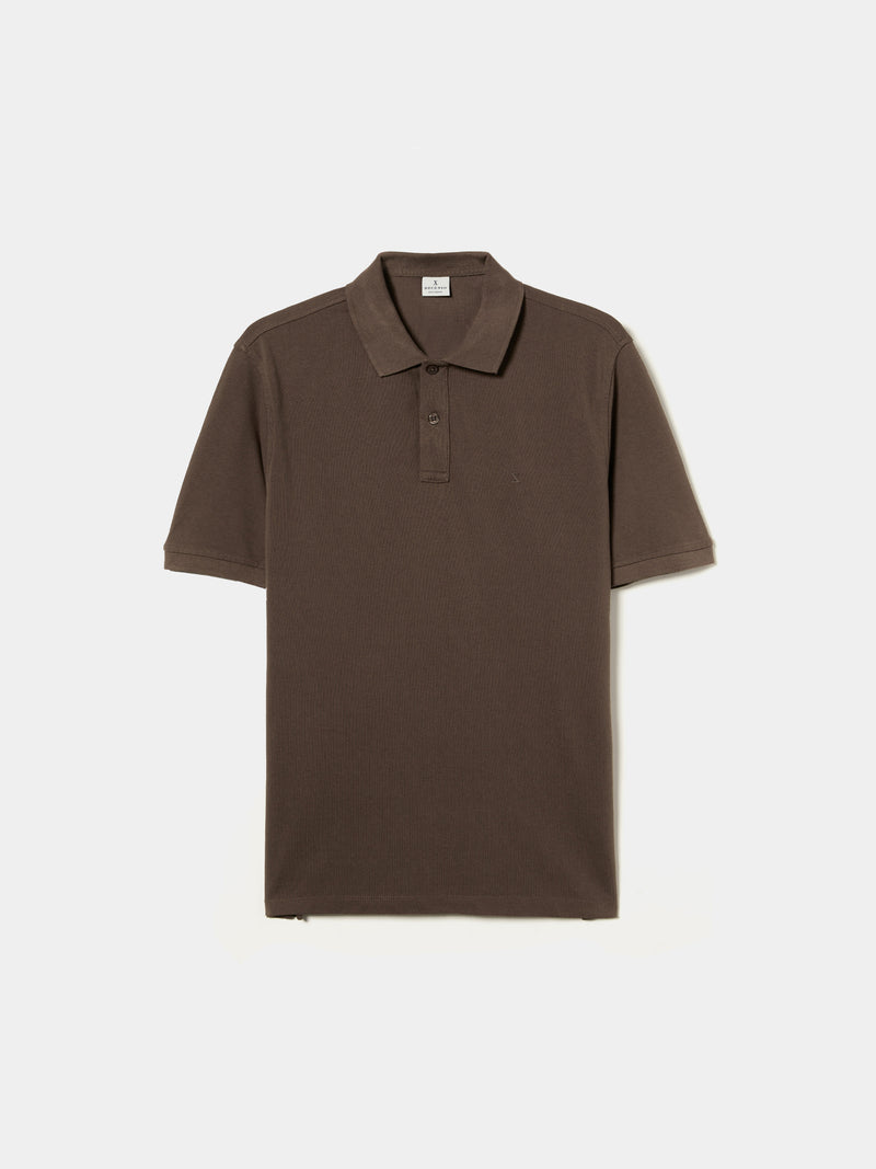 Polo piqué regular fit de algodão