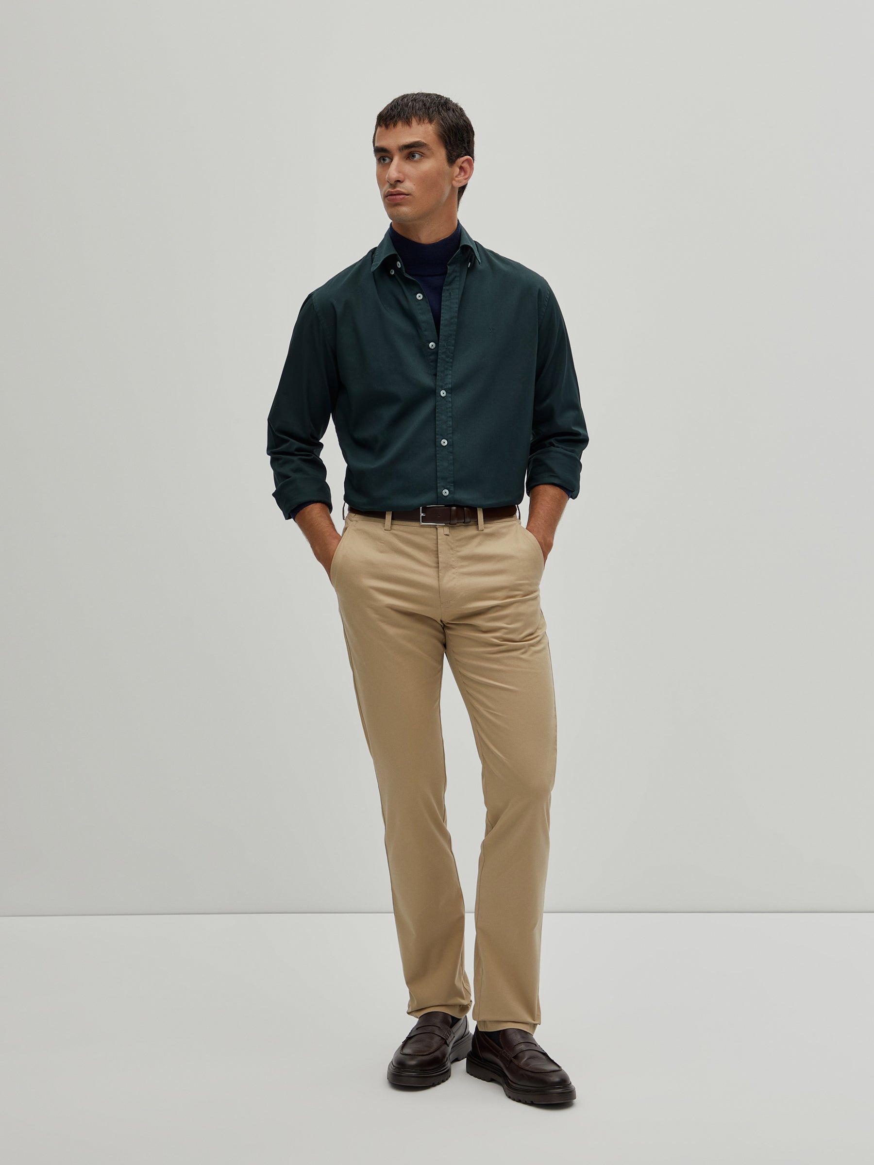 Calças chino slim fit