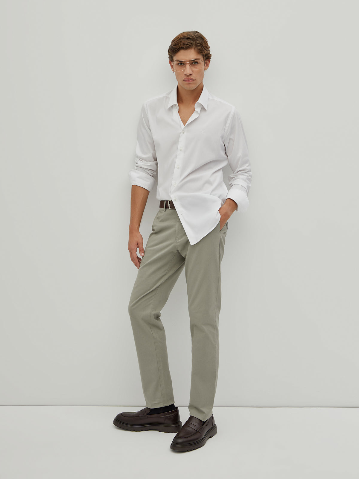 Calças chino slim fit