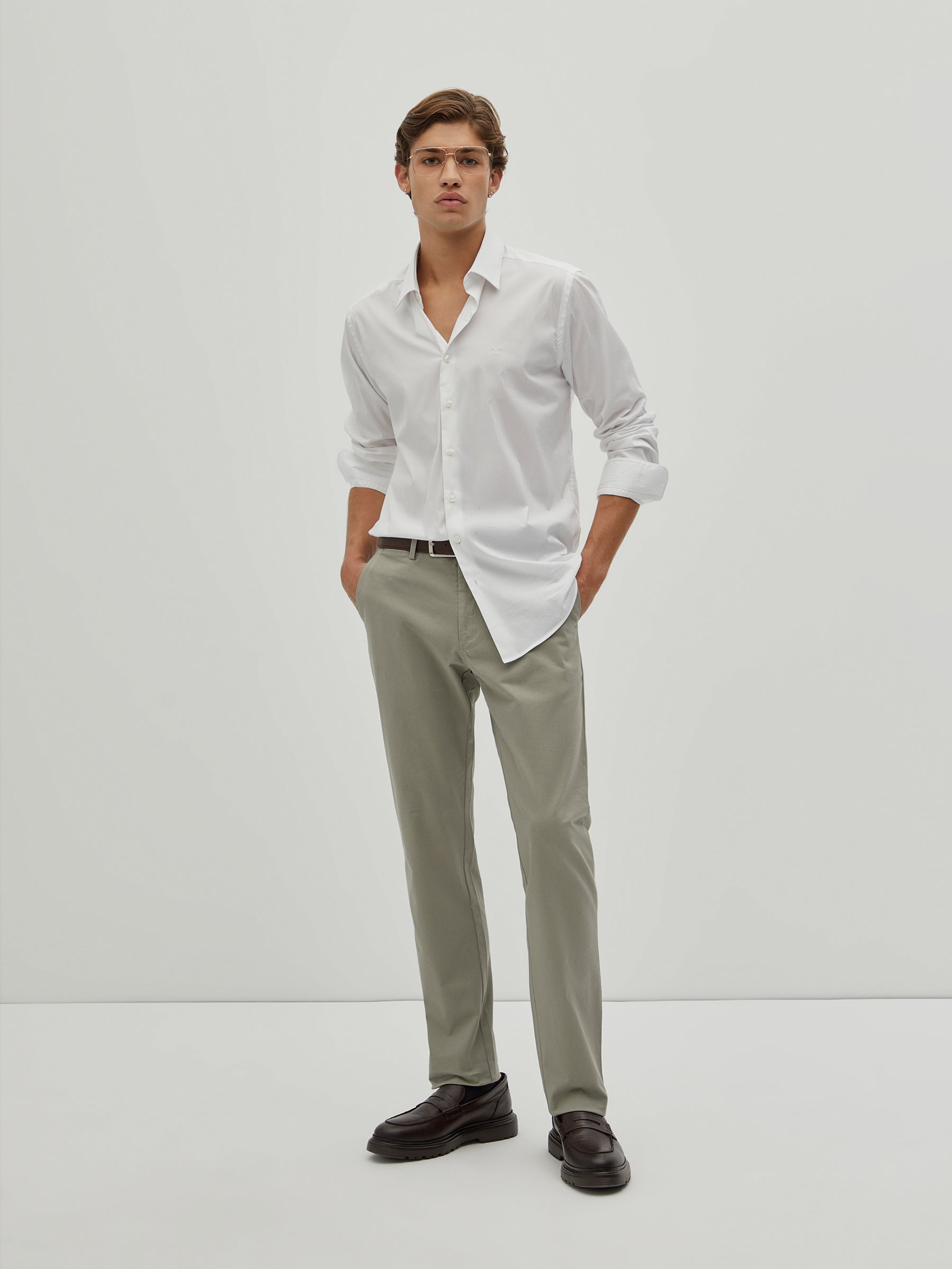 Calças chino slim fit