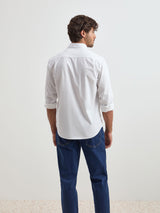 Camisa lisa regular fit de algodão