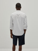 Camisa lisa regular fit de algodão