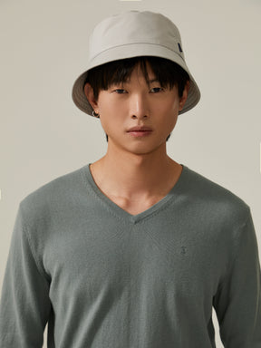 Pullover de algodão e caxemira