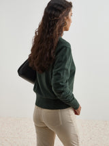 Casaco malha em lã e algodão