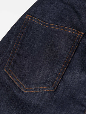 Calças denim escuras bootcut