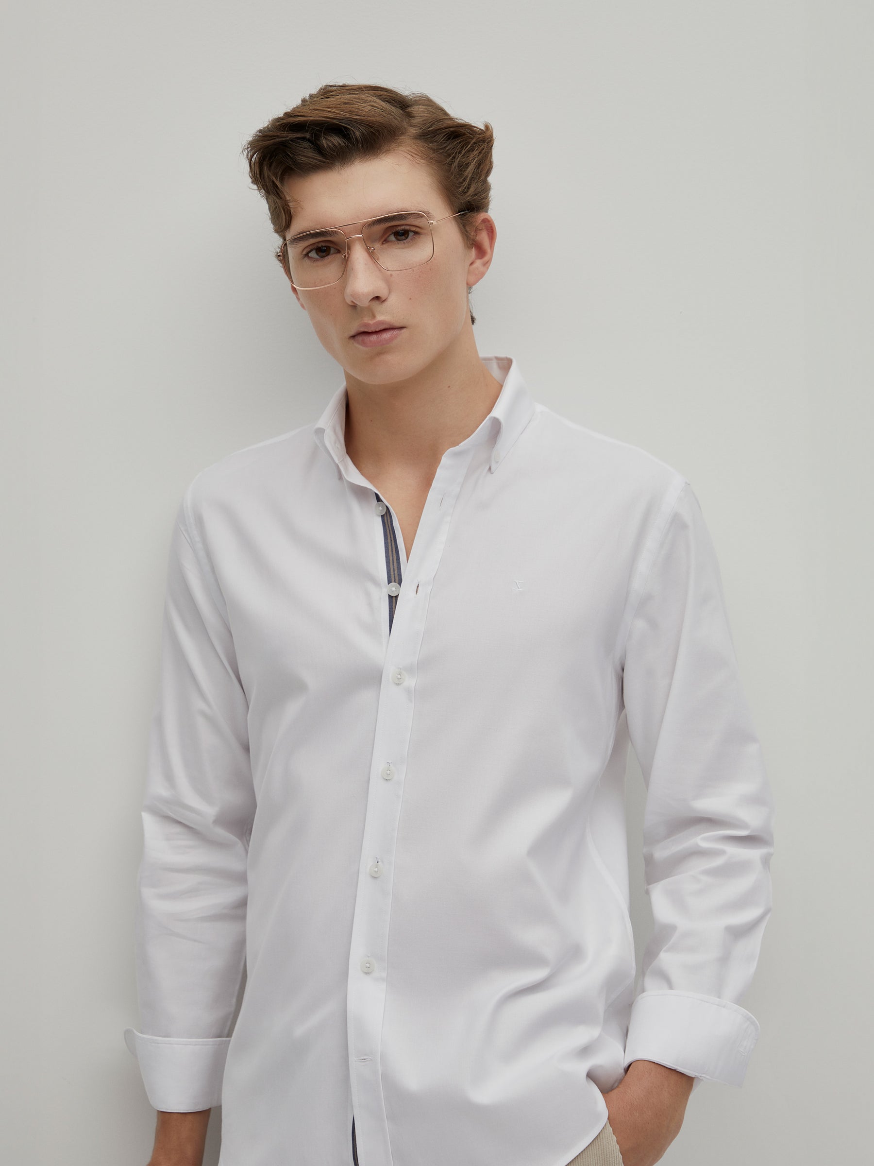 Camisa oxford regular fit