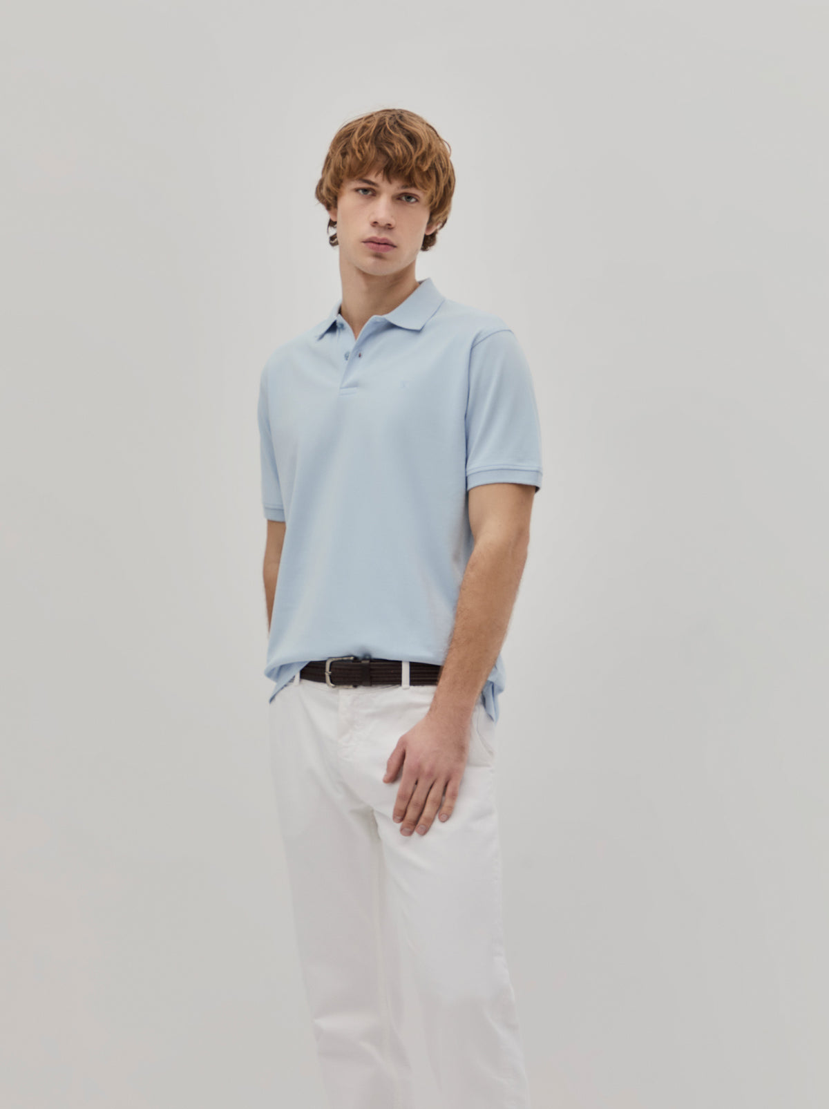 Polo piqué regular fit de algodão