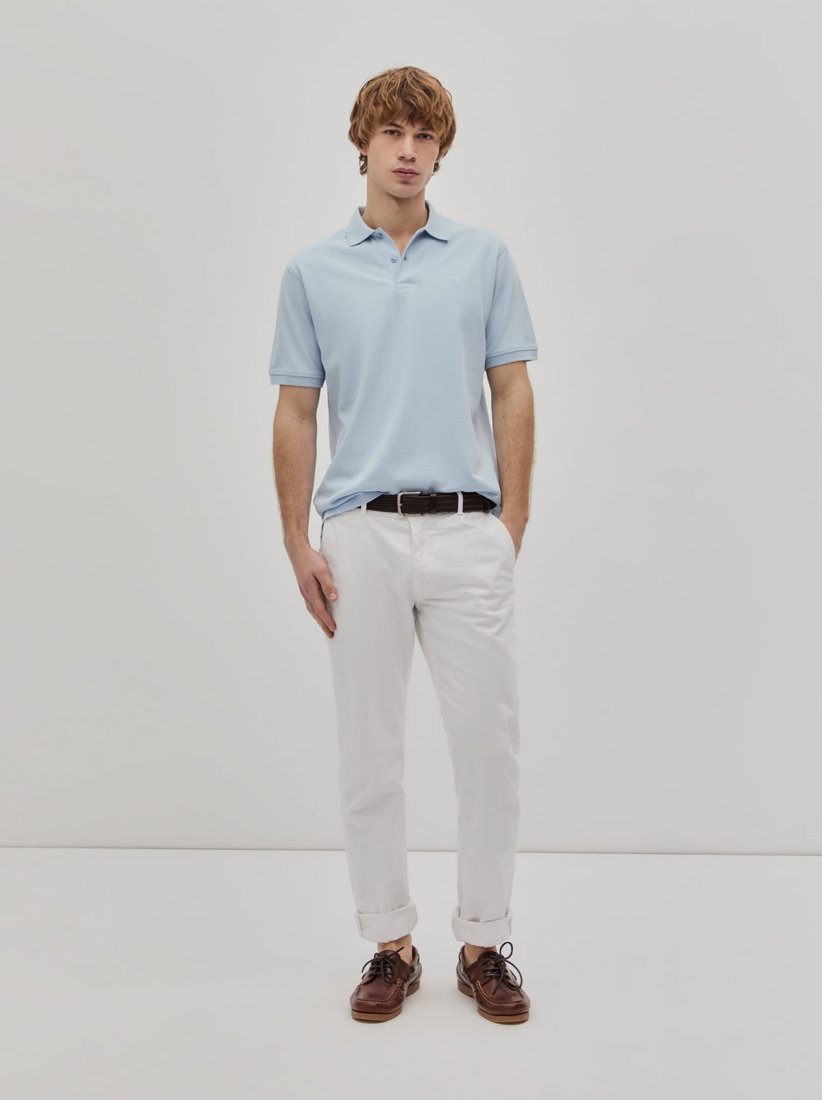Polo piqué regular fit de algodão