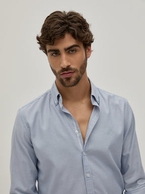 Camisa oxford slim fit