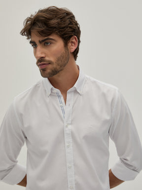 Camisa oxford slim fit