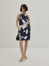 Vestido curto estampado