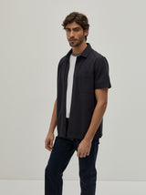 Camisa manga curta em malha piqué