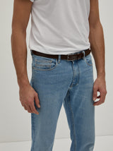 Calças denim regular fit