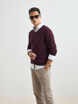 Pullover algodão e caxemira