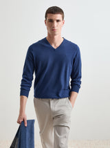 Pullover algodão e caxemira