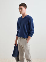 Pullover algodão e caxemira