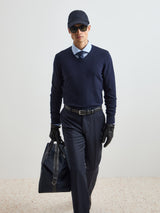 Pullover algodão e caxemira