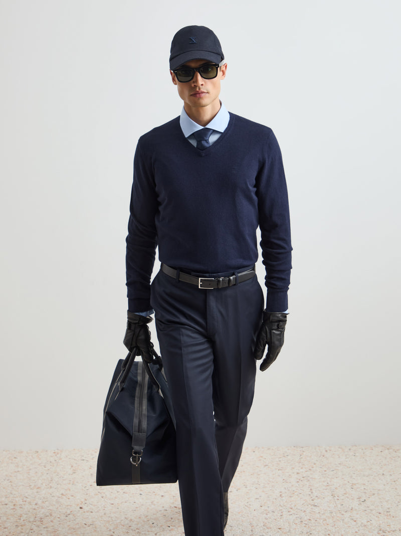 Pullover algodão e caxemira