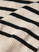 Camisola de malha às riscas