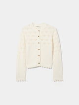 Casaco Tricotado com Botões Dourados