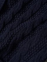 Casaco malha entrançada