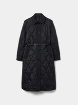 Blusão acolchoado com cinto