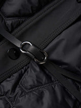 Blusão acolchoado com cinto