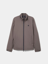 Blusão com capuz oculto