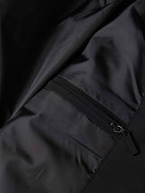 Blusão acolchoado com mangas de malha