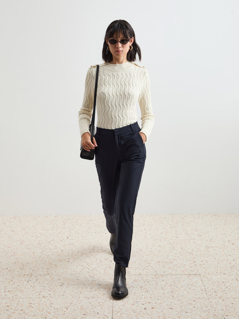 Calças clássicas regular fit