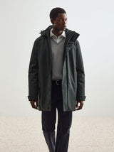 Parka acolchoada com capuz