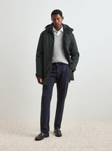 Parka acolchoada com capuz