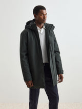 Parka acolchoada com capuz