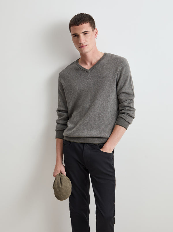 Pullover algodão e lã