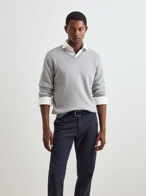 Pullover algodão e lã