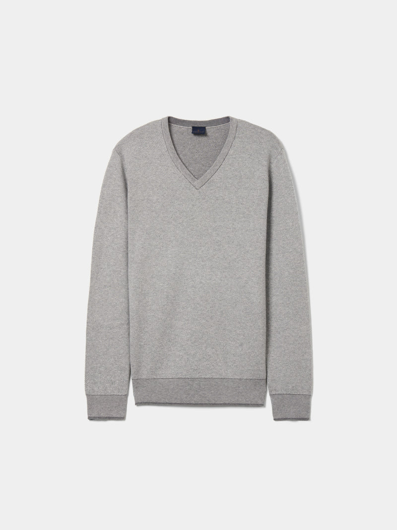 Pullover algodão e lã