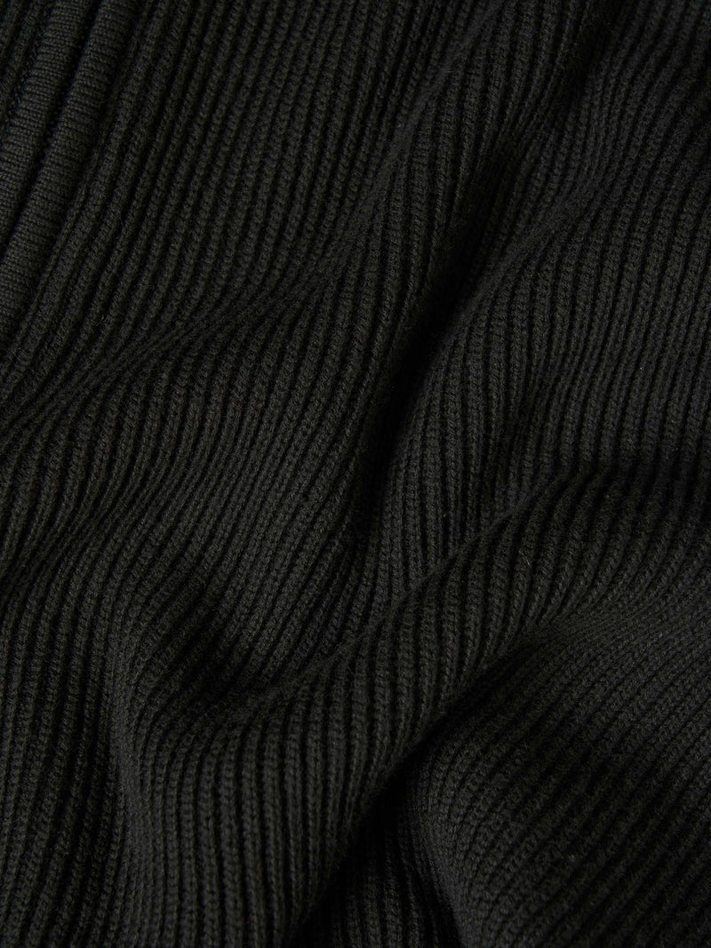 Casaco de malha tricotada com algodão