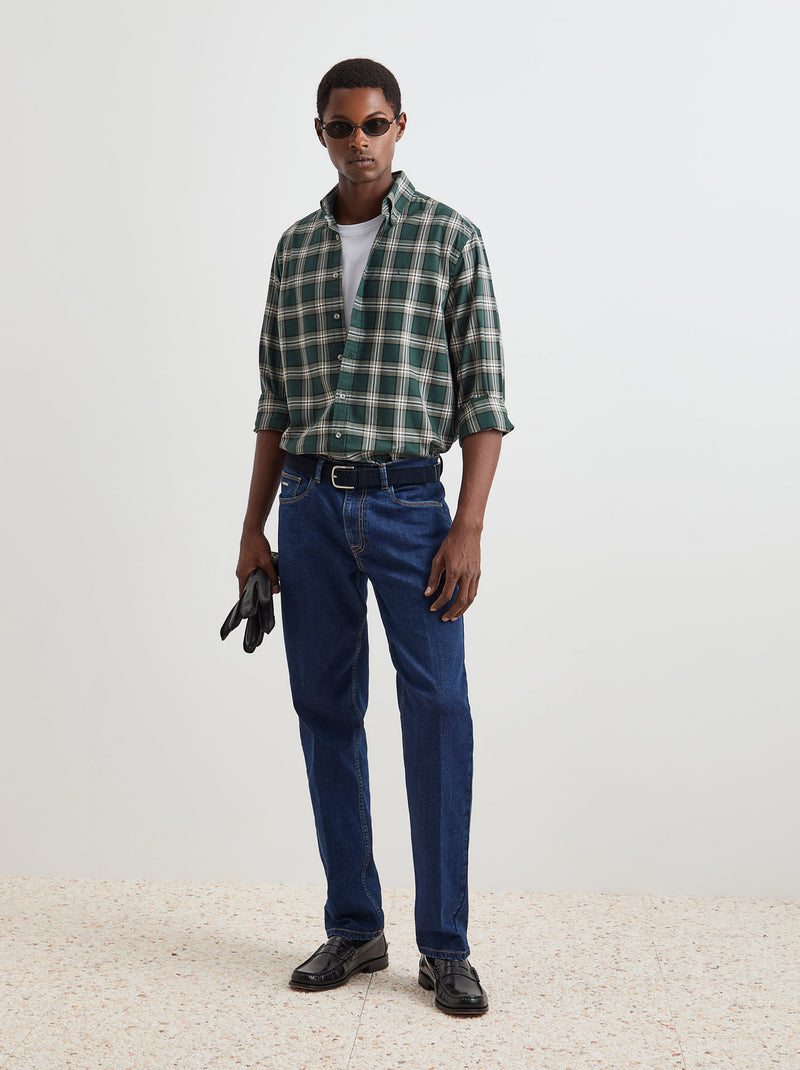 Camisa Regular Fit aos Quadrados