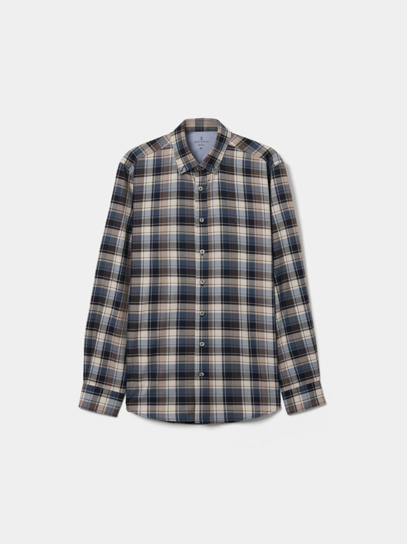 Camisa Regular Fit aos Quadrados