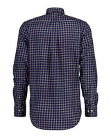 Camisa em sarja gingham regular fit