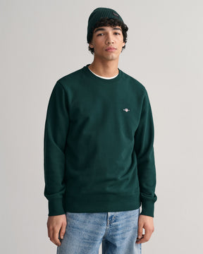 Sweatshirt com decote redondo Shield