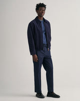 Pulover com decote redondo em algodão clássico