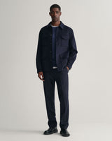 Camisola com decote redondo em algodão piqué